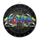 Cible De Fléchettes Graffiti de tons (Devant)