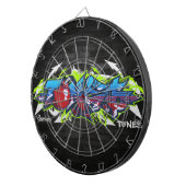 Cible De Fléchettes Graffiti de tons (Devant droit)