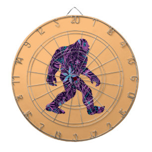 CIBLE DE FLÉCHETTES GRAND BIGFOOT FLORAL