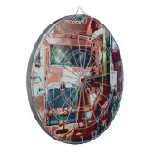 Cible De Fléchettes Grand camion lourd rouge pour des camionneurs et (Devant gauche)