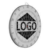 Cible De Fléchettes Grand logo personnalisable (Devant gauche)