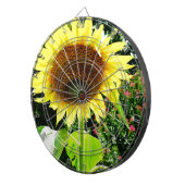 Cible De Fléchettes Grand tournesol jaune (Devant droit)