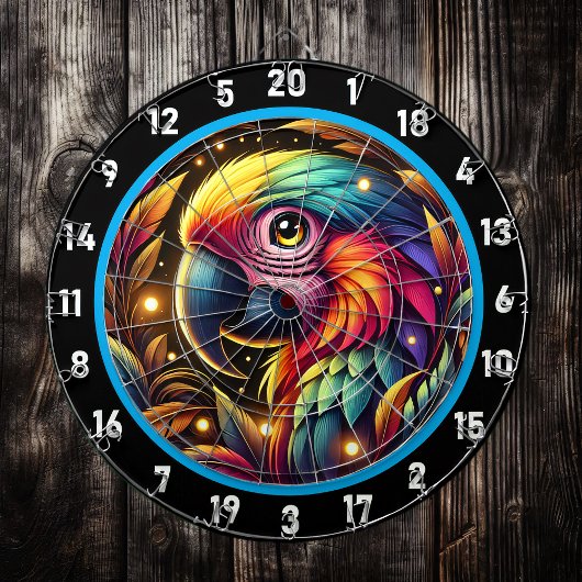 Cible De Fléchettes Gras Tropical Parrot Dartboard Adventure