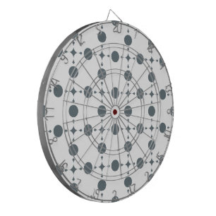 Cible De Fléchettes Gray Polka Dots, Polka Dot Pattern, Dots