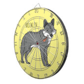 Cible De Fléchettes Gray wolf with pipe cartoon (Devant droit)