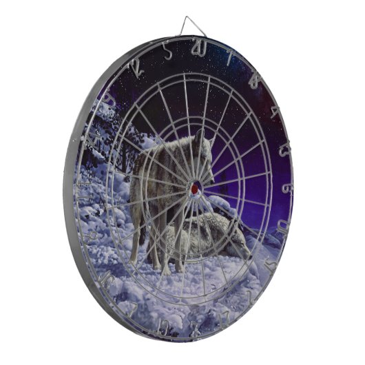 Cible De Fléchettes Gray Wolves (Devant gauche)