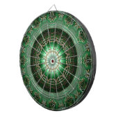 Cible De Fléchettes Green Decorative Floral Dartboard (Devant droit)