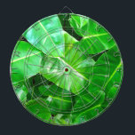 Cible De Fléchettes Green feuille Palm Leaf feuillage tropical jungle<br><div class="desc">Des feuilles verts brillants et vibrants des Florida Keys.</div>