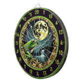 Cible De Fléchettes Grenouille D'Or Hop Dans La Perfection Rustique (Devant droit)