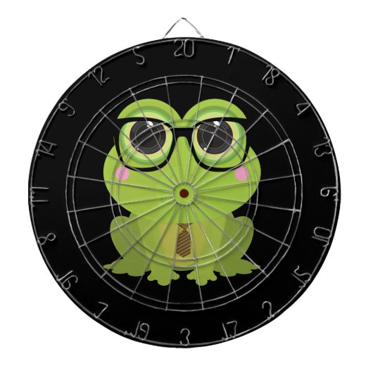 Cible De Fléchettes Grenouille Nerd (Devant)