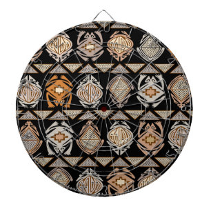 Cible De Fléchettes Grenouilles à genoux tribales