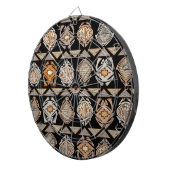 Cible De Fléchettes Grenouilles à genoux tribales (Devant droit)