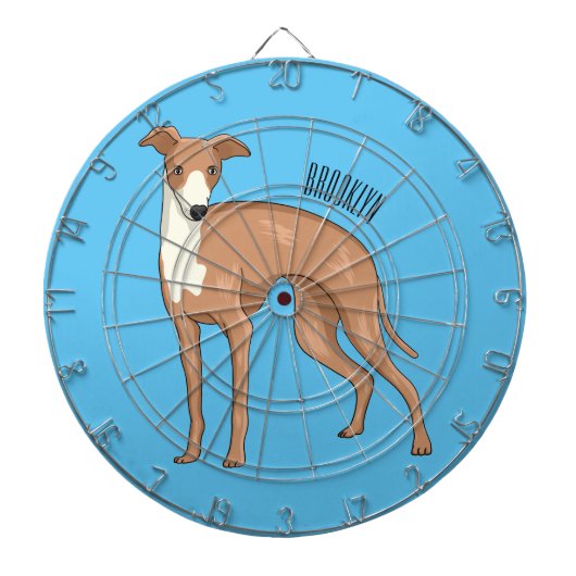 Cible De Fléchettes Greyhound dog (Devant)