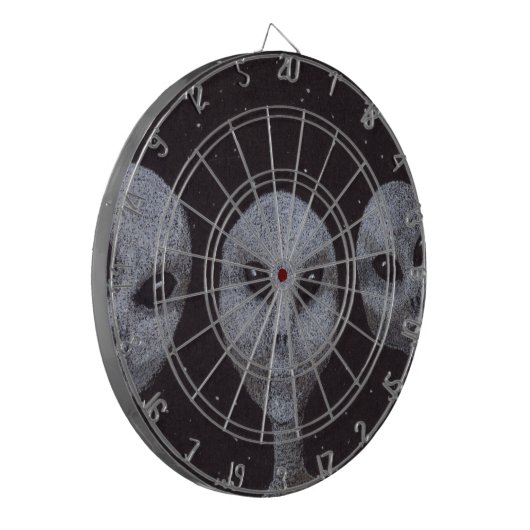 Cible De Fléchettes Gris Alien (Devant gauche)