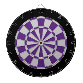 Cible de flechettes : Gris Argent, Violet Et Noir