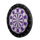 Cible de flechettes : Gris Argent, Violet Et Noir (Devant droit)