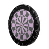 Cible de flechettes : Gris mauve-clair, de charbon (Devant droit)