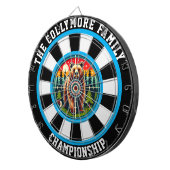 Cible De Fléchettes Grizzly de Bullseye dans l'art forestier (Devant droit)