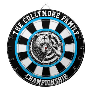 Cible De Fléchettes Grizzly forestier dans l'art des Crosshairs