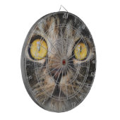 Cible De Fléchettes Gros plan de chat avec Yellow Eyes (Devant gauche)