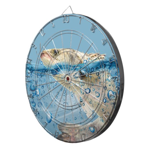 Cible De Fléchettes Gros Poisson Dans L'Eau (Devant droit)