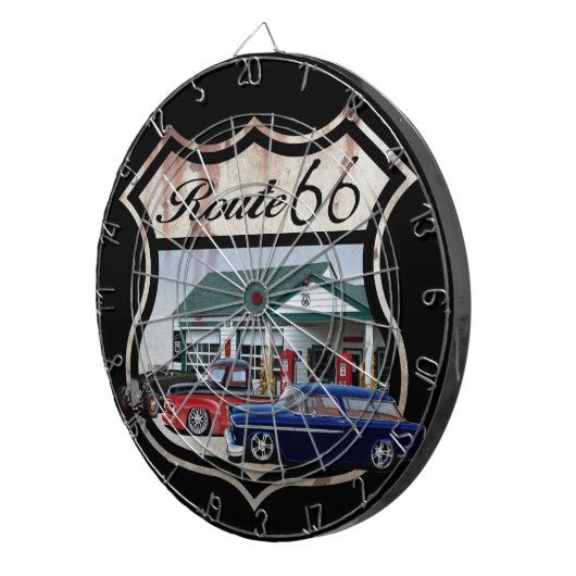 Cible De Fléchettes Groupe Route 66 (Devant droit)