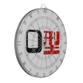 Cible De Fléchettes Groupe sanguin O Kanji Japonais (Devant gauche)