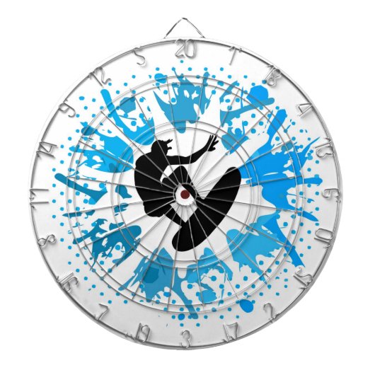 Cible De Fléchettes Grunge surfer (Devant)