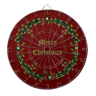 Cible De Fléchettes Guirlande de Noël gothique personnalisée