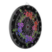 Cible De Fléchettes Guirlande des fleurs (Devant gauche)