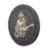 Cible De Fléchettes Guitar Blues Mann - Sentez-le (Devant droit)