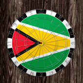 Cible De Fléchettes Guyana Darboard & Guyana Drapeau / jeu