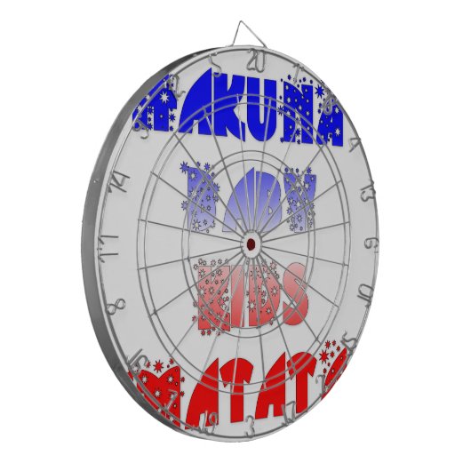 Cible De Fléchettes Hakuna Matata Bébé & Enfants : Conception de coule (Devant gauche)