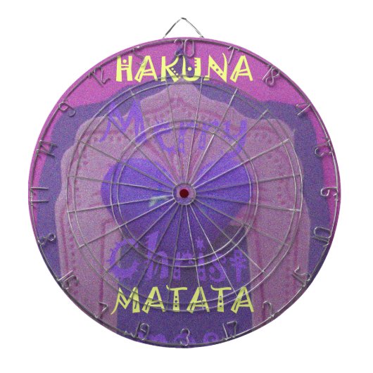 Cible De Fléchettes Hakuna Matata Merry Christmas Love Design.jpg (Devant)