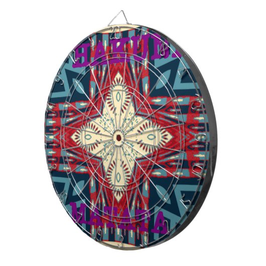 Cible De Fléchettes Hakuna Matata Texte Hope Art Abstrait Design d'imp (Devant droit)