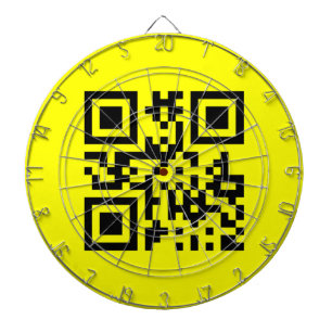 Cible De Fléchettes Happy Face Smiling Emoji — Code QR