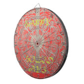 Cible De Fléchettes Happy Holidays Parties scintillant rouge design co (Devant droit)