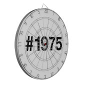 Cible De Fléchettes Hashtag 1975 50 Anniversaire (Devant gauche)