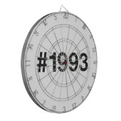 Cible De Fléchettes Hashtag 32 Anniversaire 1993 (Devant gauche)