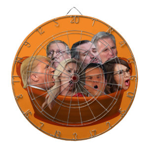 Cible De Fléchettes Hell in a Handbasket 2024 Funny Anti-Conservative