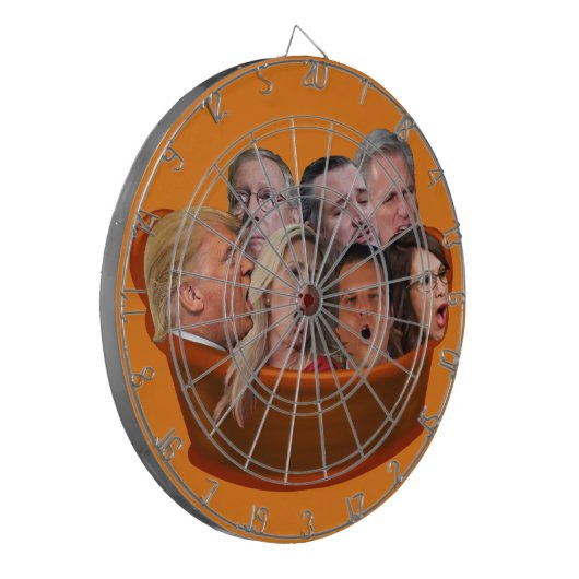 Cible De Fléchettes Hell in a Handbasket 2024 Funny Anti-Conservative (Devant gauche)