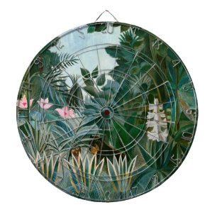 Cible De Fléchettes Henri Rousseau - La jungle équatoriale