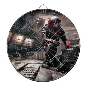 Cible De Fléchettes Héros SF Dans Le Vaisseau (3)