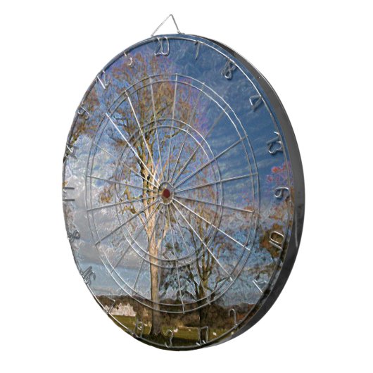 Cible De Fléchettes Hêtre irlandais (Devant droit)