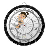 Cible De Fléchettes Heure de fête de la Bachelorette unique (Devant)