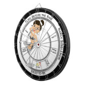 Cible De Fléchettes Heure de fête de la Bachelorette unique (Devant droit)