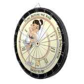 Cible De Fléchettes Heure de fête de la Bachelorette unique (Devant droit)