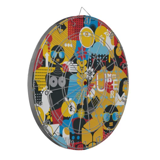 Cible De Fléchettes Heure d'été (Devant gauche)