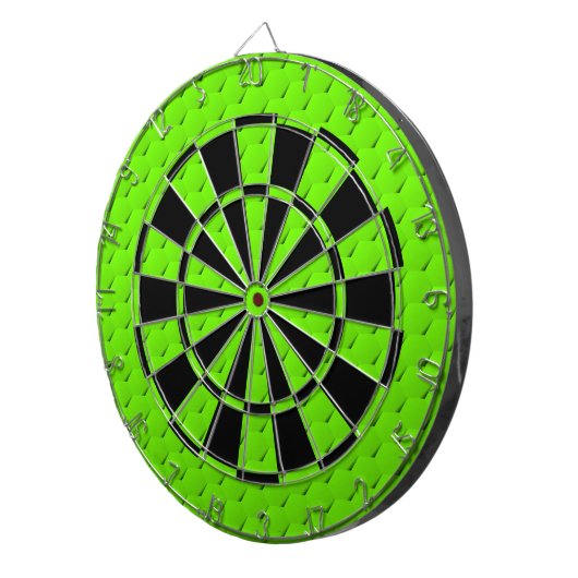 Cible De Fléchettes hexagone vert (Devant droit)