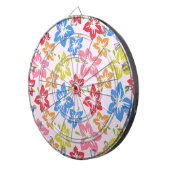 Cible De Fléchettes Hibiscus Coloré, Motif Des Fleurs (Devant droit)